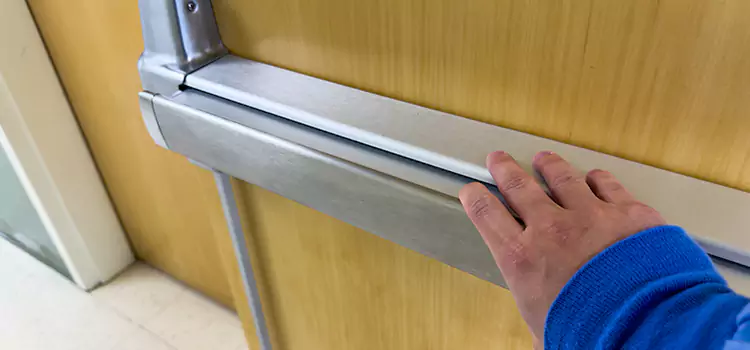 Installing a Push Bar on a Door Tumwater